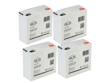Комплект тяговых гелевых аккумуляторов SKN 6-DZF-20 (48V22.5A/H C5)